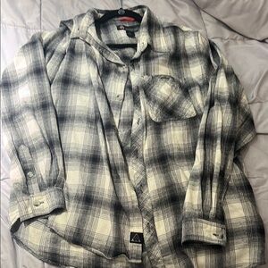 Black and White Long Sleeve Tee